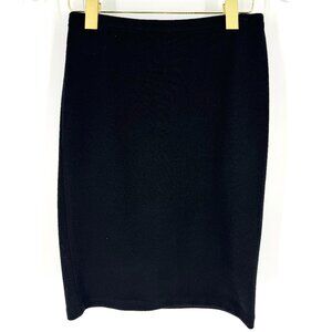 Majestic Filatures Wool Pencil Skirt Black Size 1